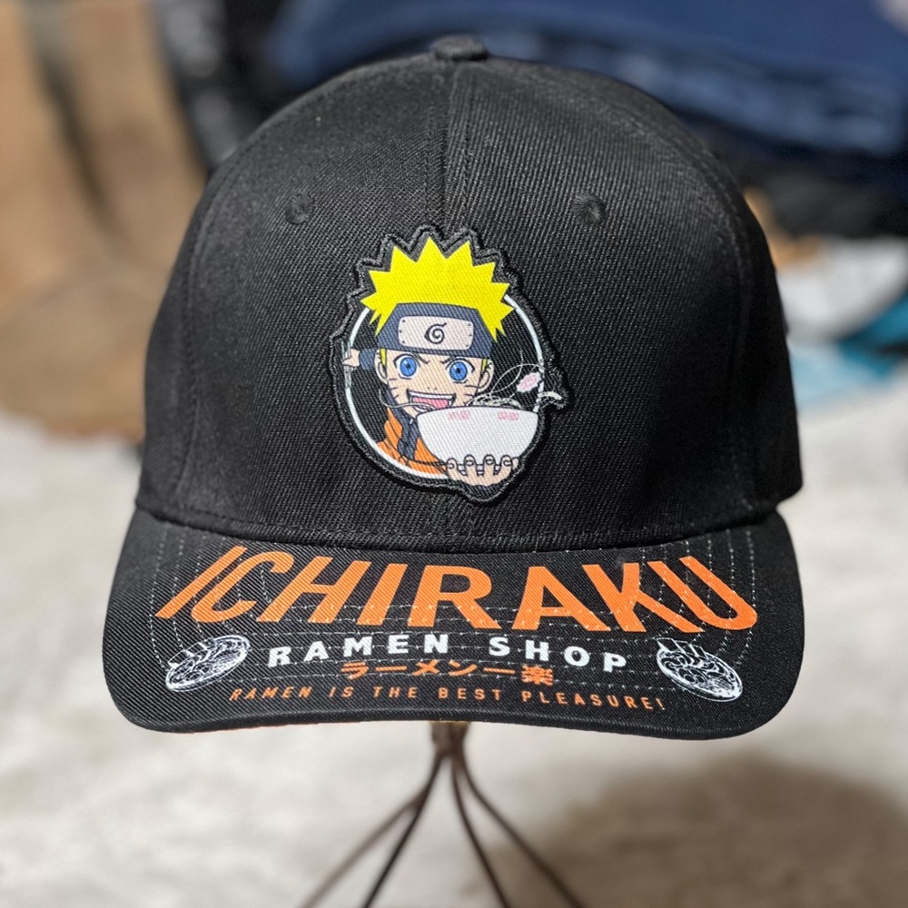 Naruto Shippuden Ichiraku Ramen Shop Graphic Adjustable Baseball Hat Cap OS